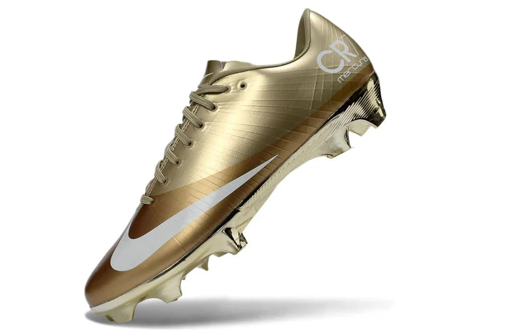 Mercurial Vapor XVI Elite FG Dourado CR7