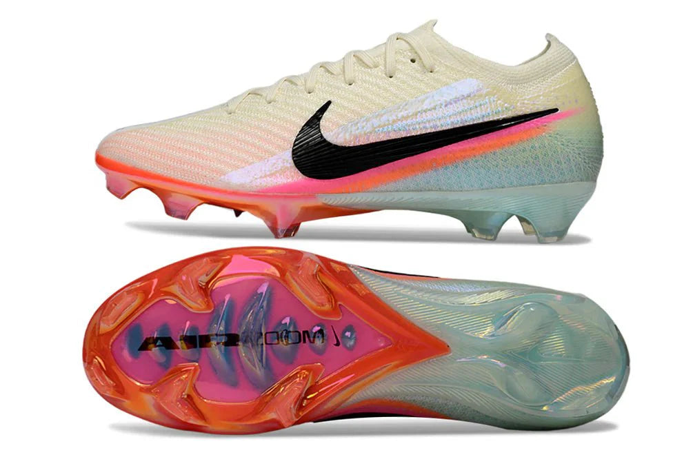 Mercurial Vapor XVI Elite FG Branco/Rosa