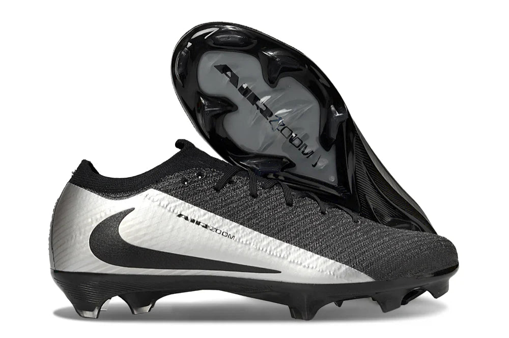 Mercurial Vapor XVI Elite FG Prateado/Preto Travis Scott