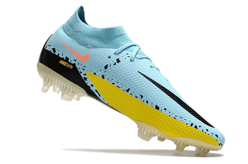 Phantom GT II High Elite FG Azul Claro/Amarelo Pack Lucent