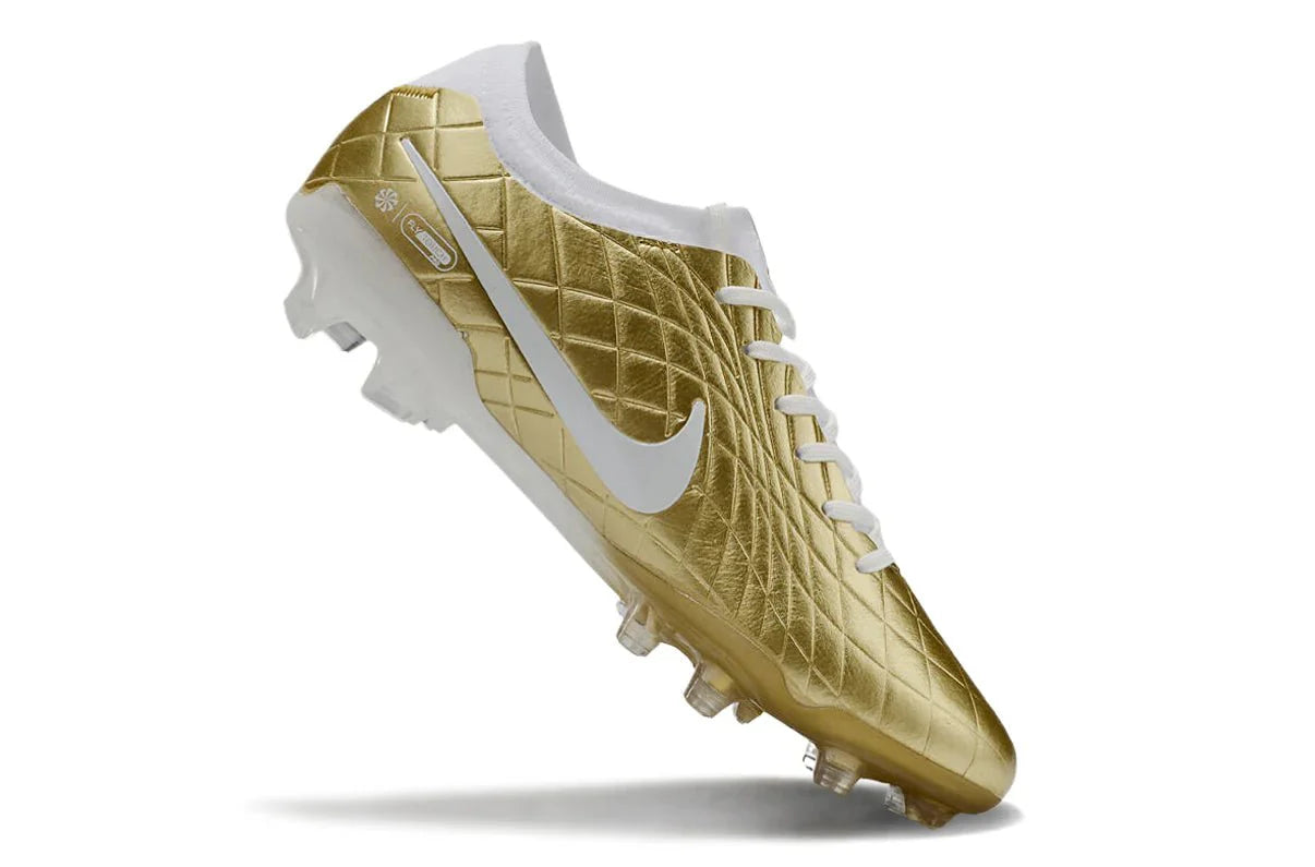 Tiempo Legend X Elite FG Dourado/Branco