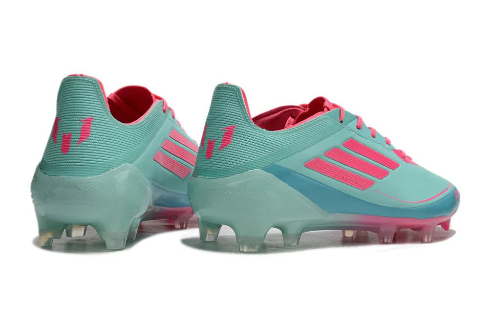 F50 Laced Elite FG Rosa/Azul Claro Messi