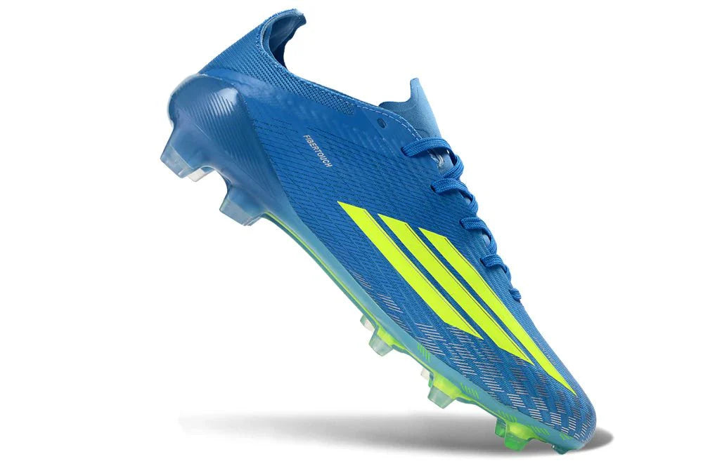 F50 Laced Elite FG Amarelo Solar/Azul Lúcido Ray