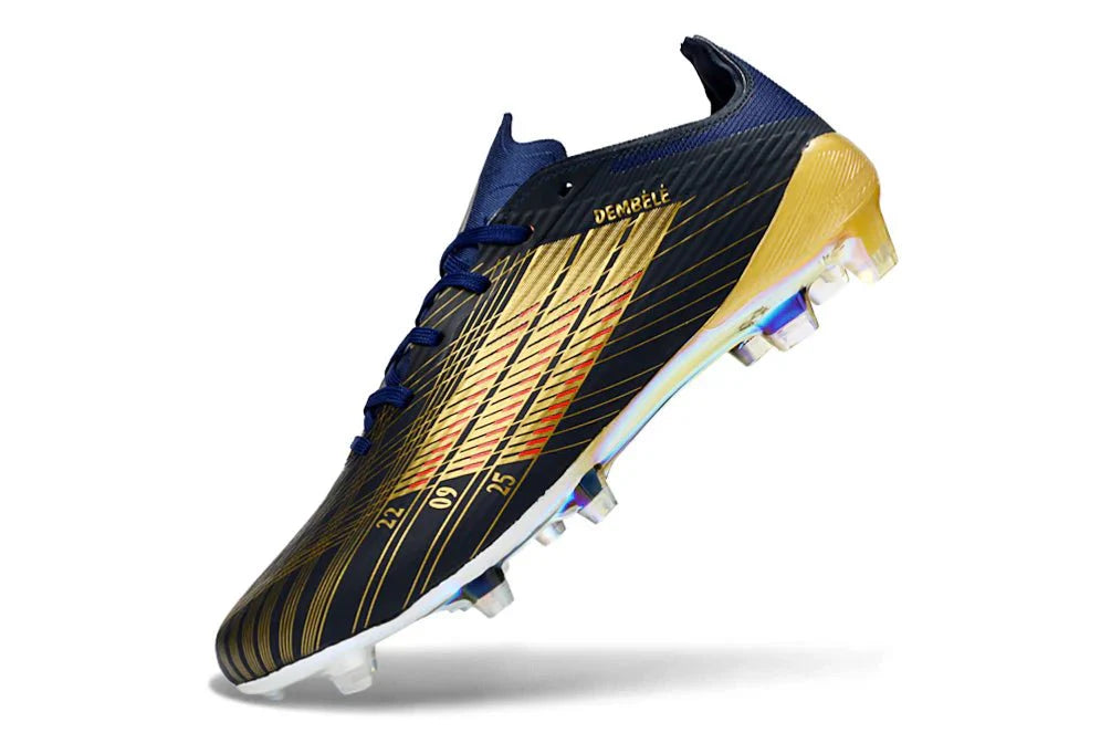 F50 Laced Elite FG Azul/Dourado Ousmane Dembélé Ballon d'Or