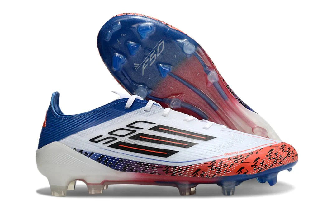 F50 Laced Elite FG Branco/Azul