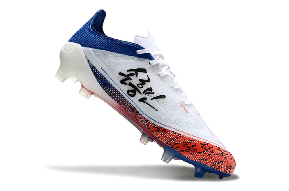 F50 Laced Elite FG Branco/Azul