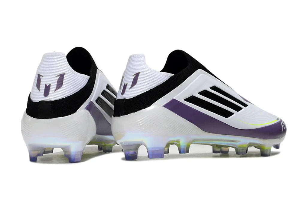 F50 Laceless Elite FG Branco/Preto