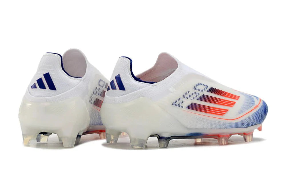 F50 Elite FG sem atacadores Branco/Laranja Avanço