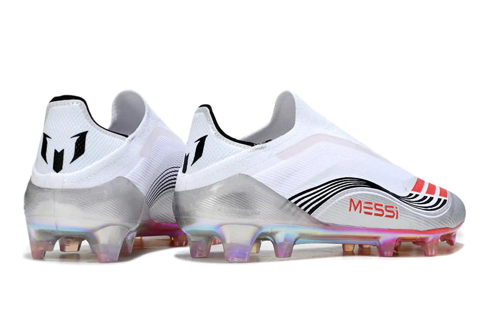 F50 Elite FG sem atacadores Branco/Laranja Messi