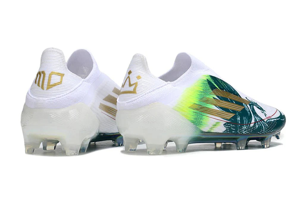 F50 Elite FG sem atacadores Salah Branco/Verde