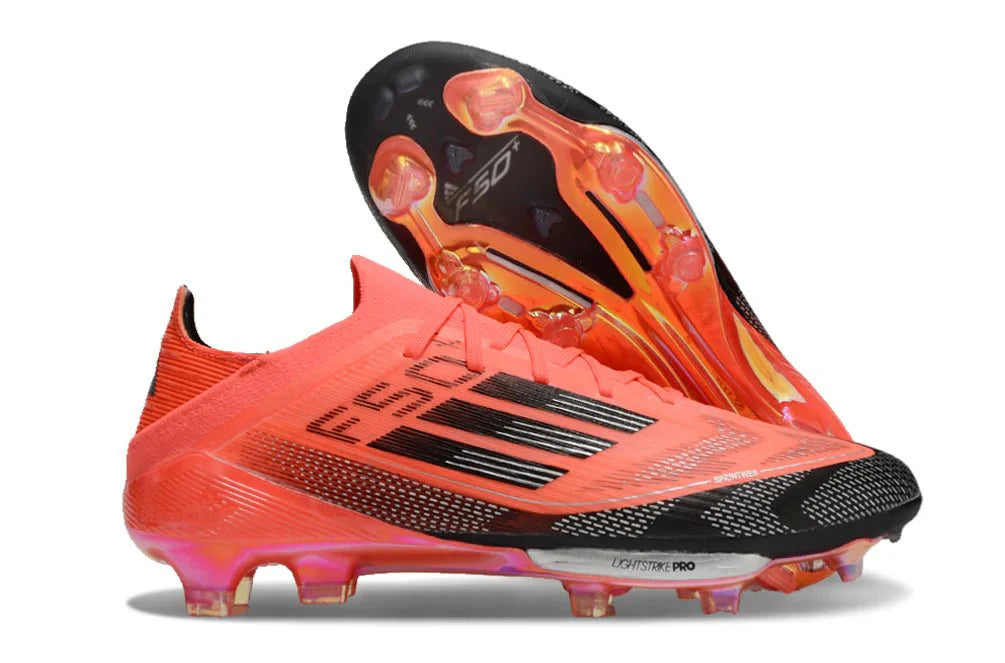F50+ Elite FG com atacadores Lightstrike Pro Laranja/Preto