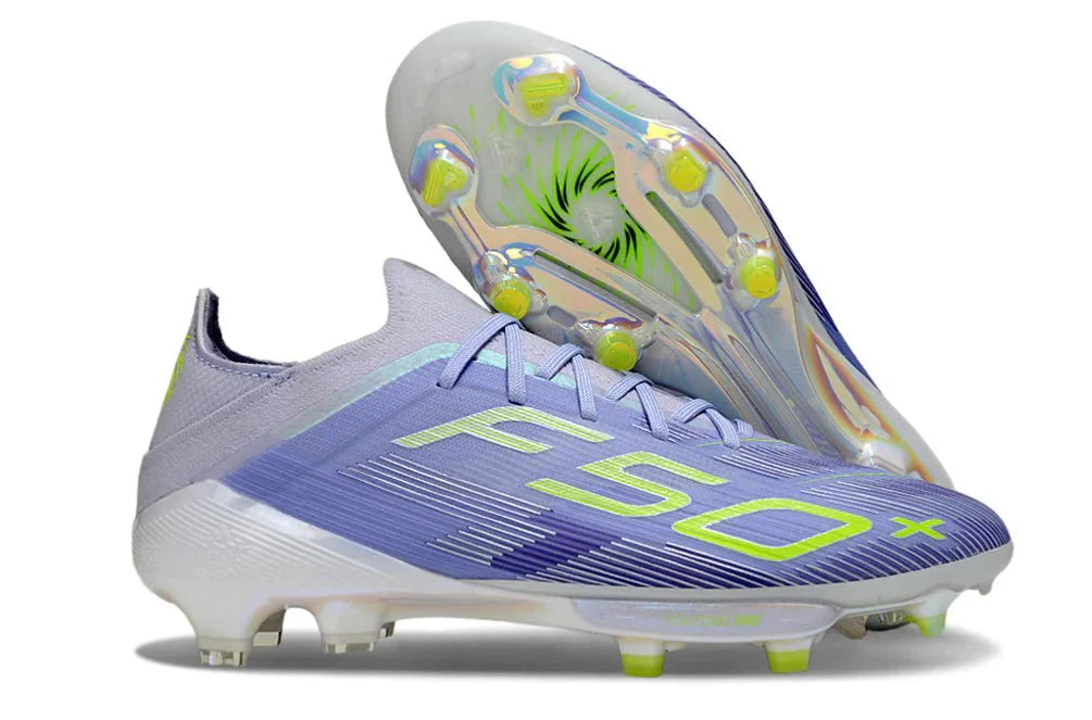 F50+ Elite FG com atacadores Roxo/Volt