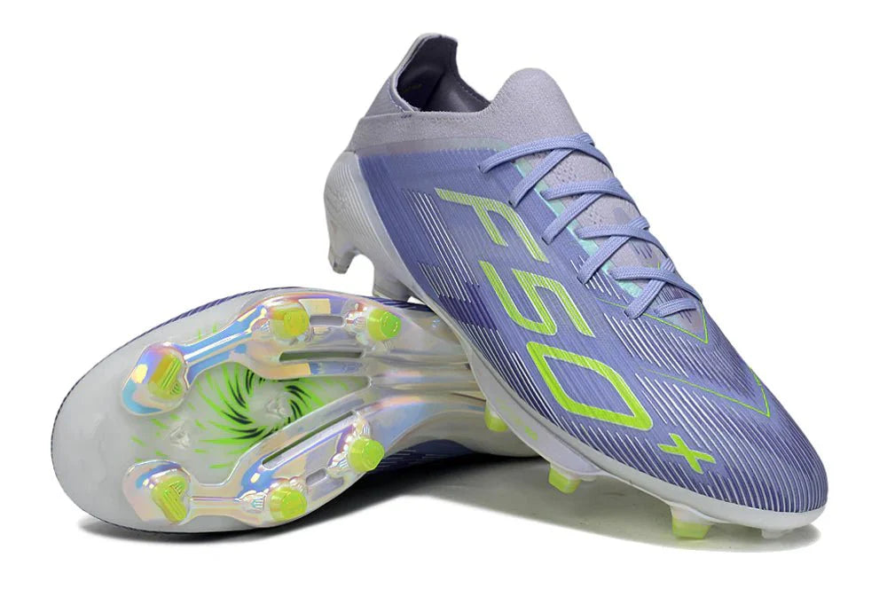 F50+ Elite FG com atacadores Roxo/Volt
