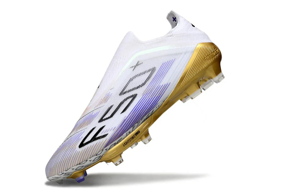F50+ Elite FG sem atacadores Branco/Dourado