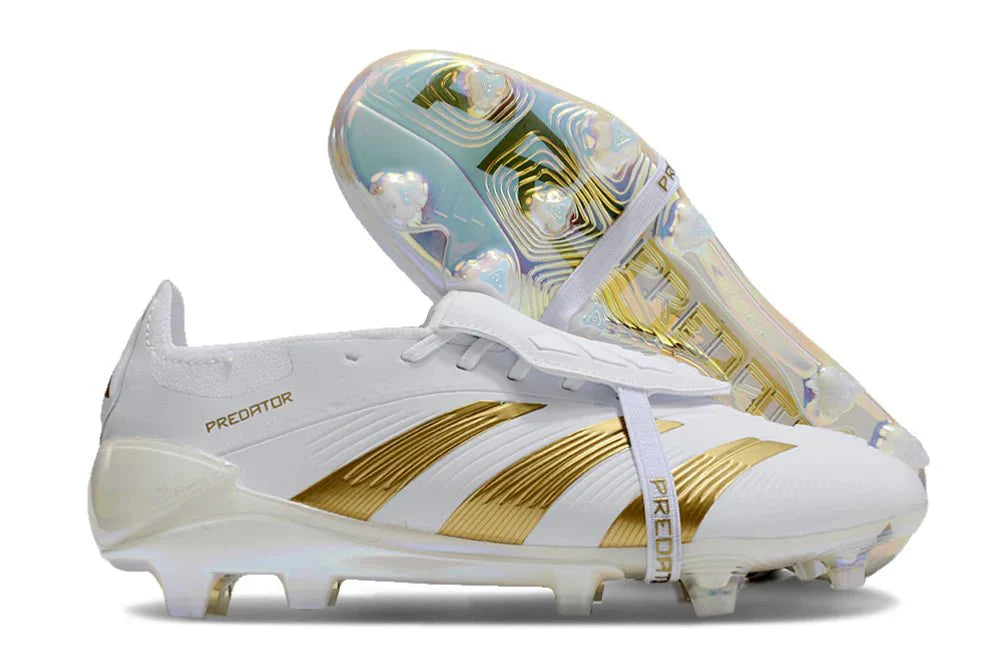 Predator XXIV Elite FT FG Branco/Dourado