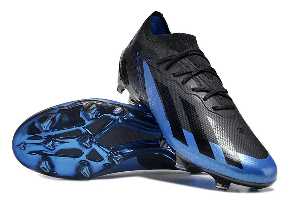 X Crazyfast Elite FG com atacadores Azul/Preto Bugatti