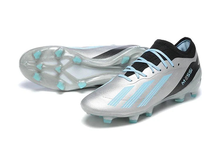X Crazyfast Elite FG com atacadores Prateado/Preto Messi
