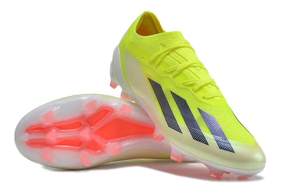 X Crazyfast Elite FG com atacadores Amarelo Solar