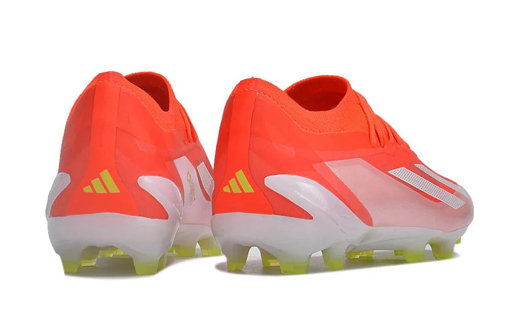 X Crazyfast Elite FG com atacadores Laranja/Branco Pack Citrus Energia