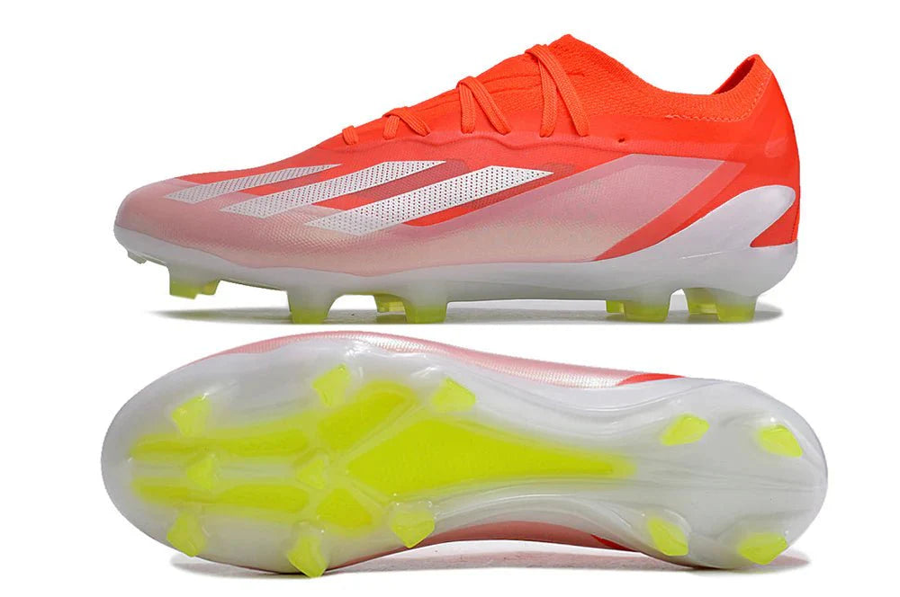 X Crazyfast Elite FG com atacadores Laranja/Branco Pack Citrus Energia
