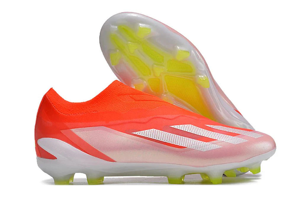 X Crazyfast Elite FG sem atacadores Branco/Laranja Citrus Energia