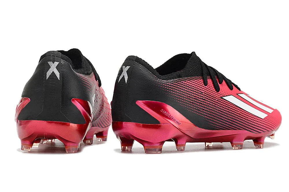 X Speedportal Elite FG com atacadores Rosa/Preto "Pack Domina o Teu Futebol"