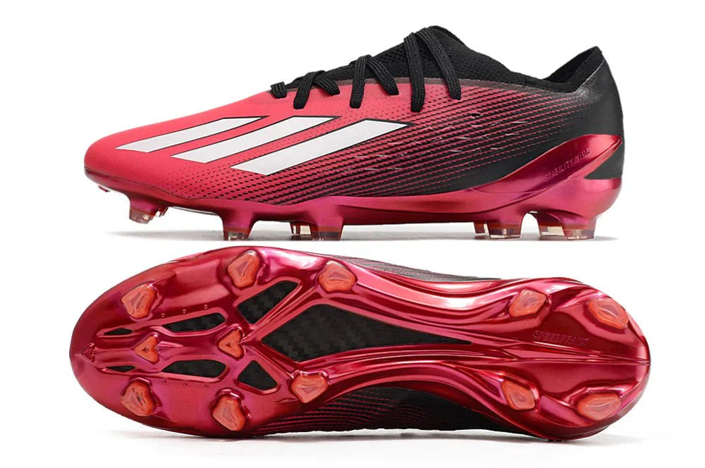 X Speedportal Elite FG com atacadores Rosa/Preto "Pack Domina o Teu Futebol"