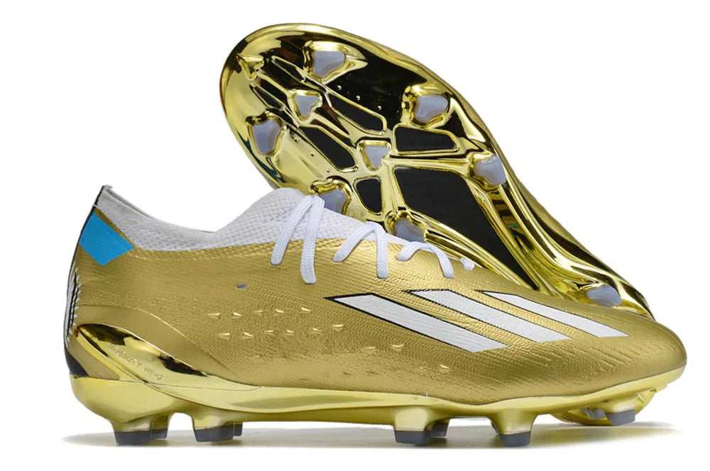 X Speedportal Elite FG com atacadores Dourado 'Leyenda' Messi