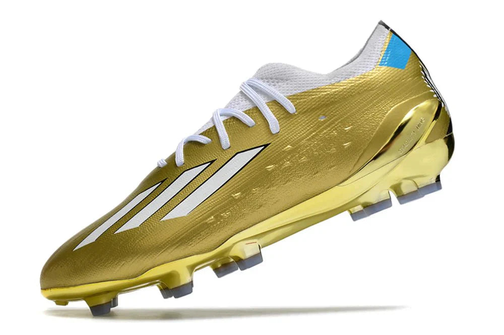 X Speedportal Elite FG com atacadores Dourado 'Leyenda' Messi