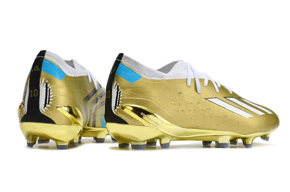 X Speedportal Elite FG com atacadores Dourado 'Leyenda' Messi