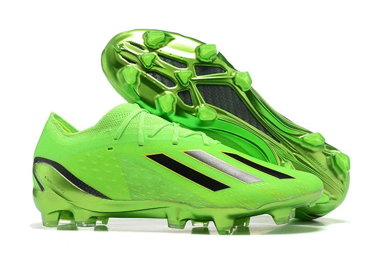 X Speedportal Elite FG com atacadores Verde Solar/Preto