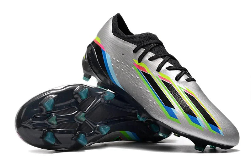 X Speedportal Elite FG com atacadores Prateado Metálico/Preto