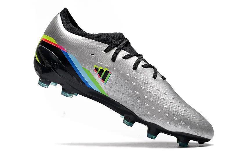 X Speedportal Elite FG com atacadores Prateado Metálico/Preto