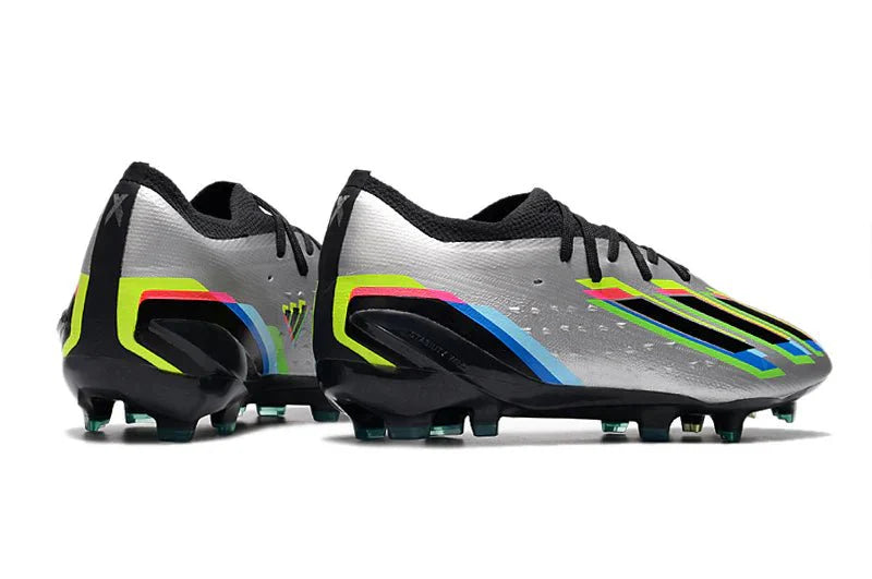 X Speedportal Elite FG com atacadores Prateado Metálico/Preto