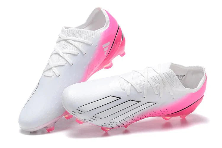 X Speedportal Elite FG com atacadores Branco/Rosa Choque