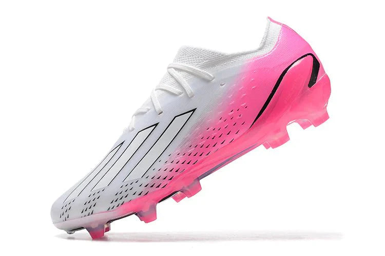 X Speedportal Elite FG com atacadores Branco/Rosa Choque