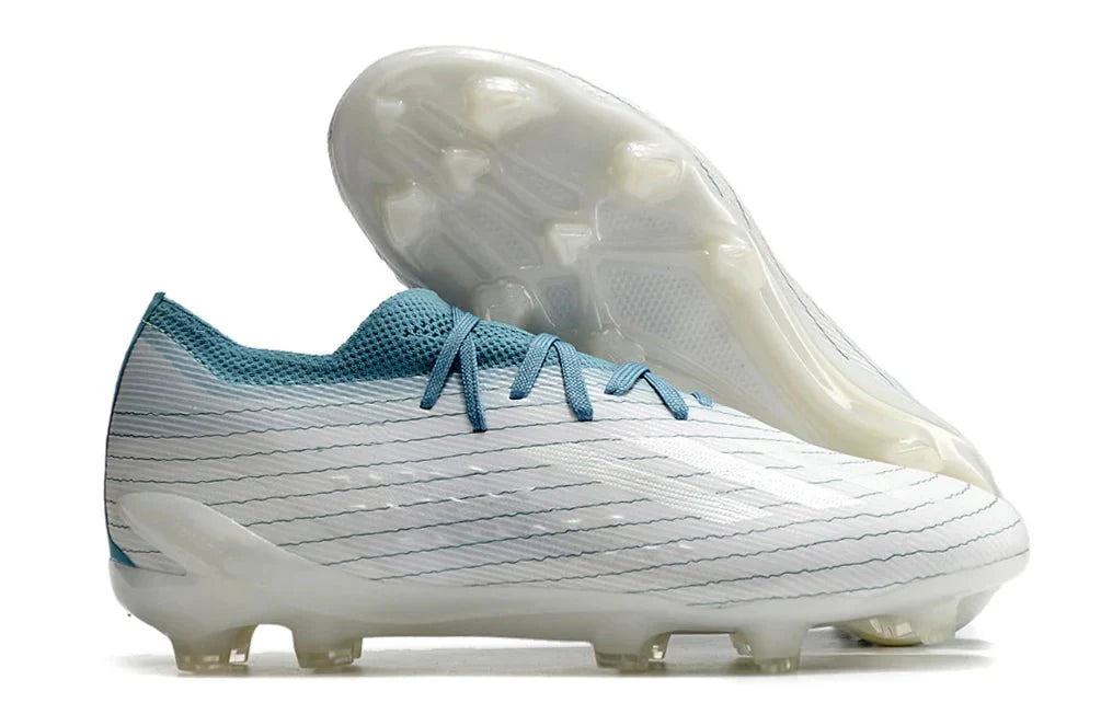 X Speedportal Elite FG com atacadores Branco/Azul Pack Sustentabilidade Parley
