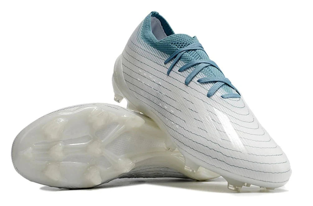 X Speedportal Elite FG com atacadores Branco/Azul Pack Sustentabilidade Parley