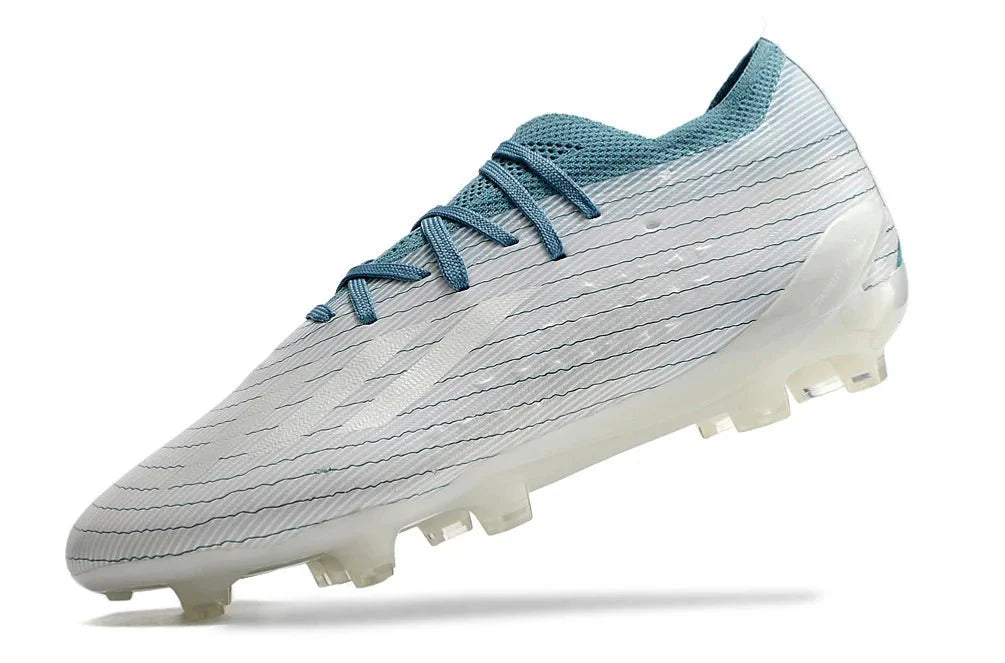 X Speedportal Elite FG com atacadores Branco/Azul Pack Sustentabilidade Parley