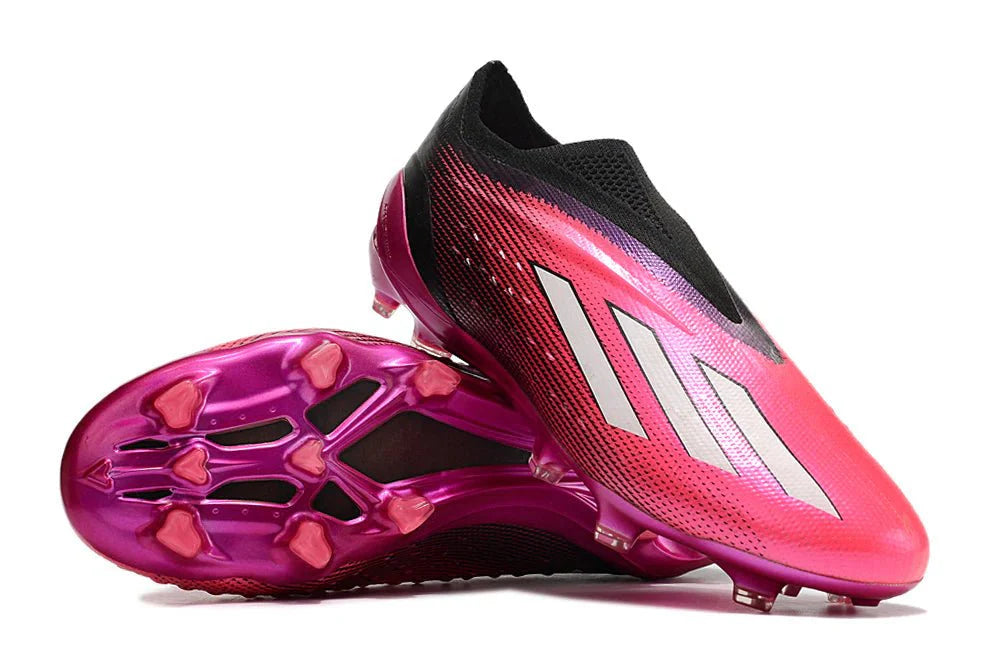 X Speedportal Elite FG sem atacadores Rosa/Preto "Domina o Teu Futebol"