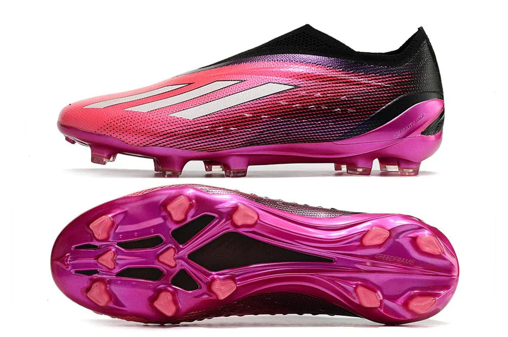X Speedportal Elite FG sem atacadores Rosa/Preto "Domina o Teu Futebol"