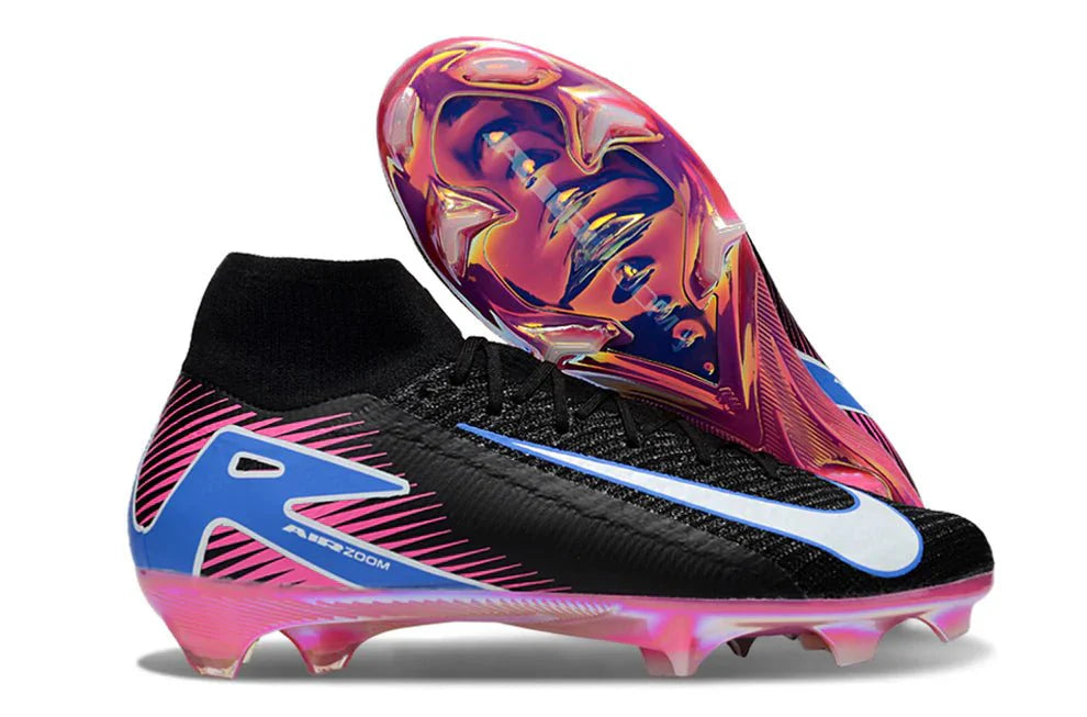 Mercurial Superfly X Elite FG Preto/Rosa