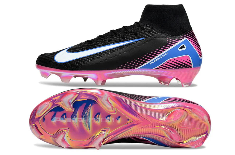 Mercurial Superfly X Elite FG Preto/Rosa