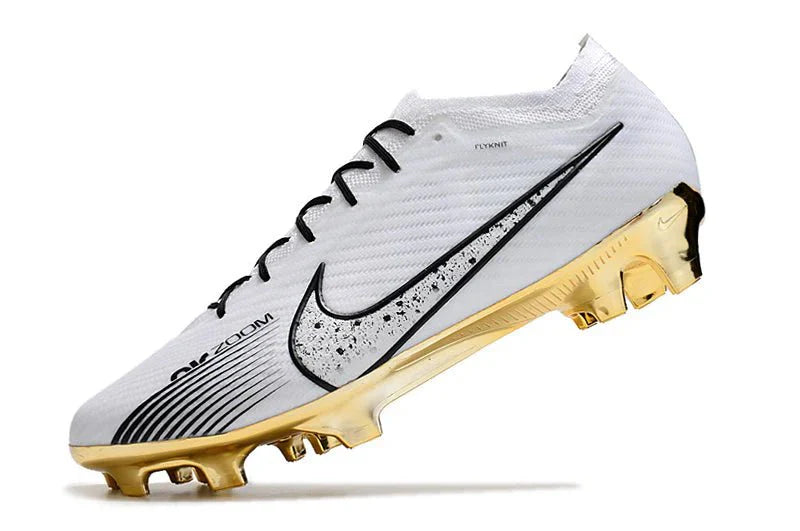 Mercurial Vapor XV Elite FG Branco/Dourado