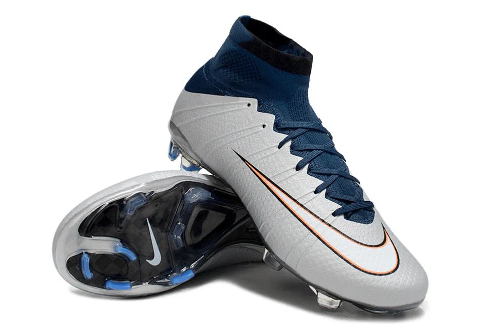 Mercurial Superfly IV Elite FG Prateado/Azul