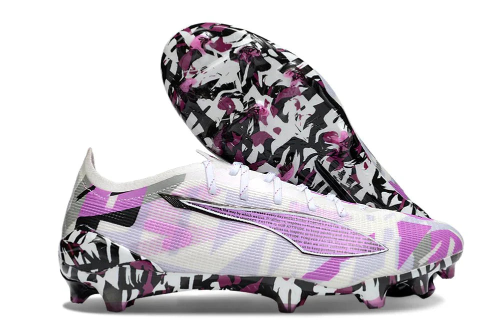 Ultra V Ultimate Elite FG Roxo/Branco Pacote 'Forever'