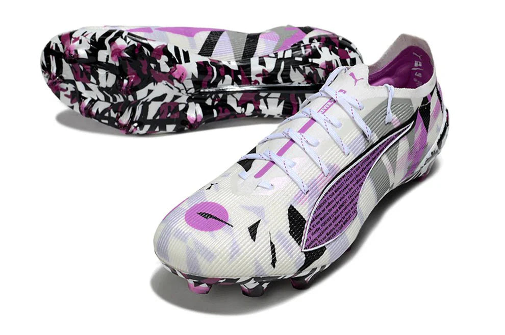 Ultra V Ultimate Elite FG Roxo/Branco Pacote 'Forever'