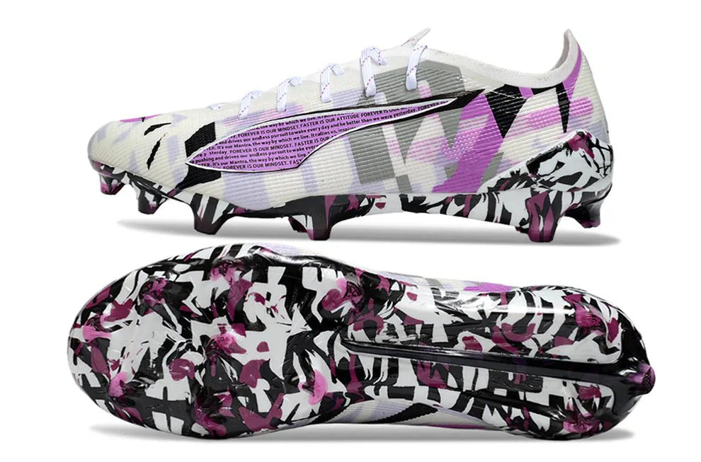 Ultra V Ultimate Elite FG Roxo/Branco Pacote 'Forever'