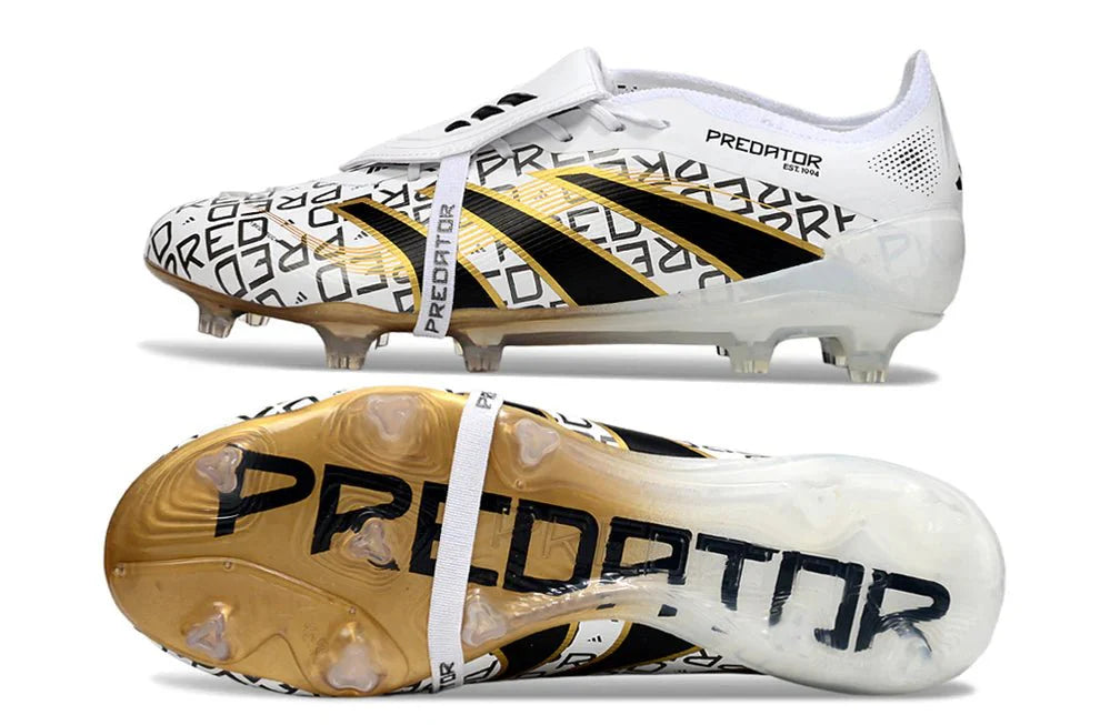 Predator Elite FT FG Dourado/Branco