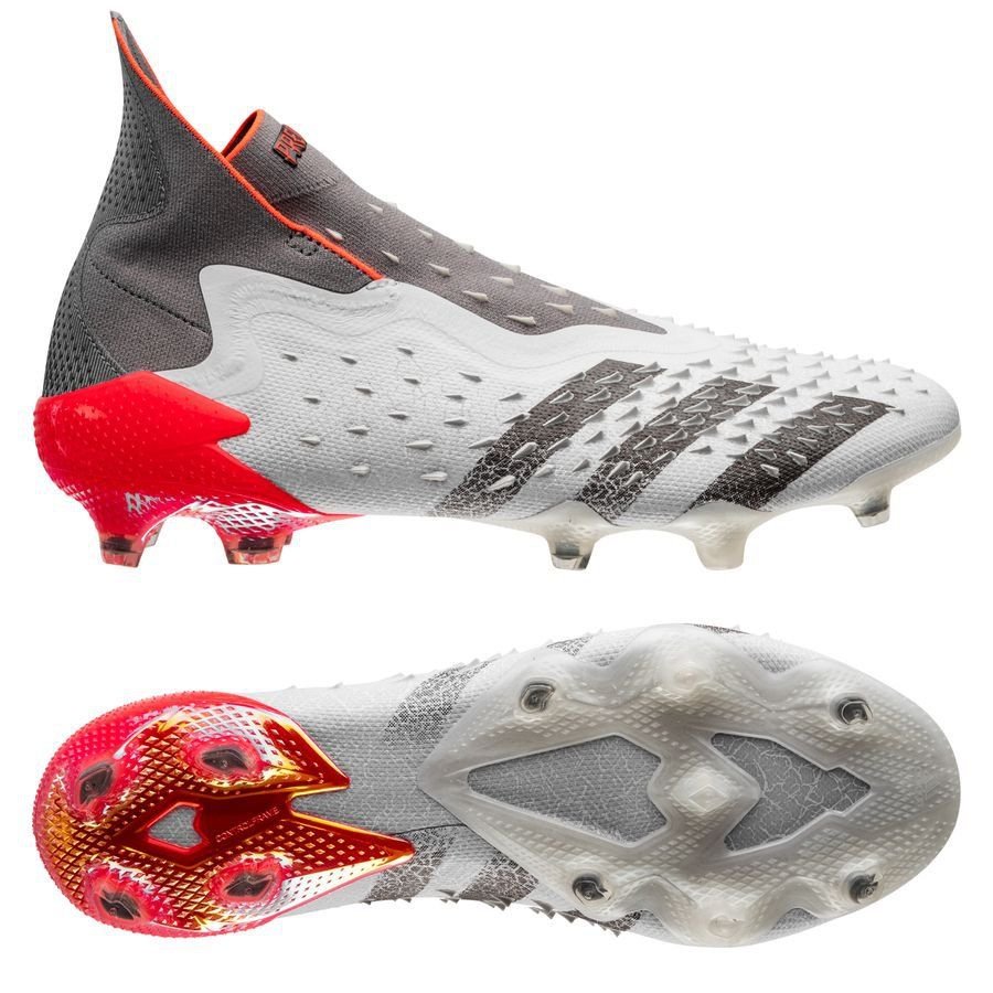 Predator Freak + FG Branco/Vermelho Solar WhiteSpark
